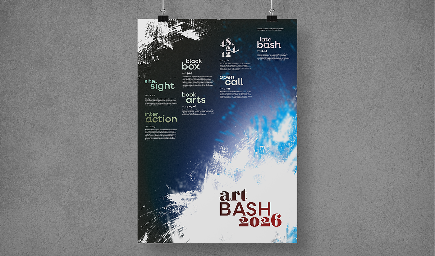 Hero image for the ArtBash Identity showing the main event poster