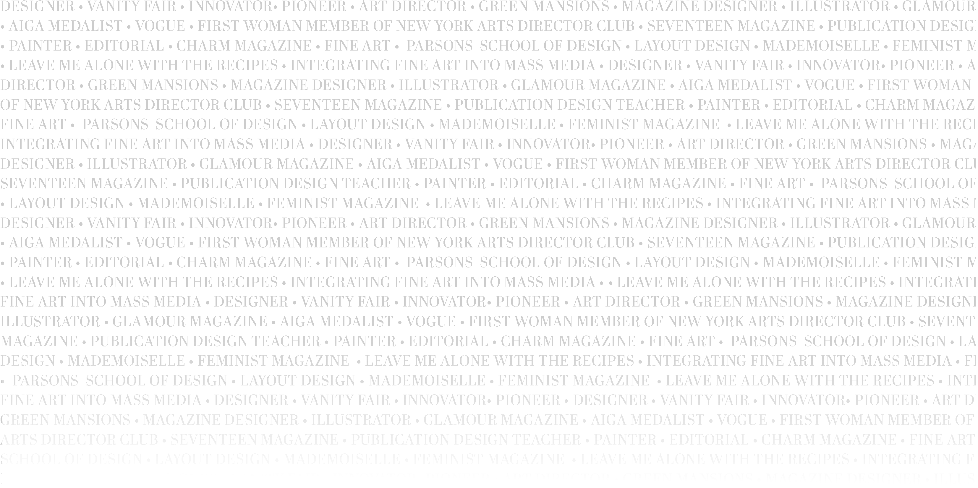 Background pattern for Cipe Pineles Artist Book